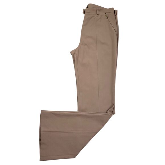 Vintage Escada Wool Bootcut Dress Pants Womens 38 US 8 Beige Trousers Career - Picture 11 of 13